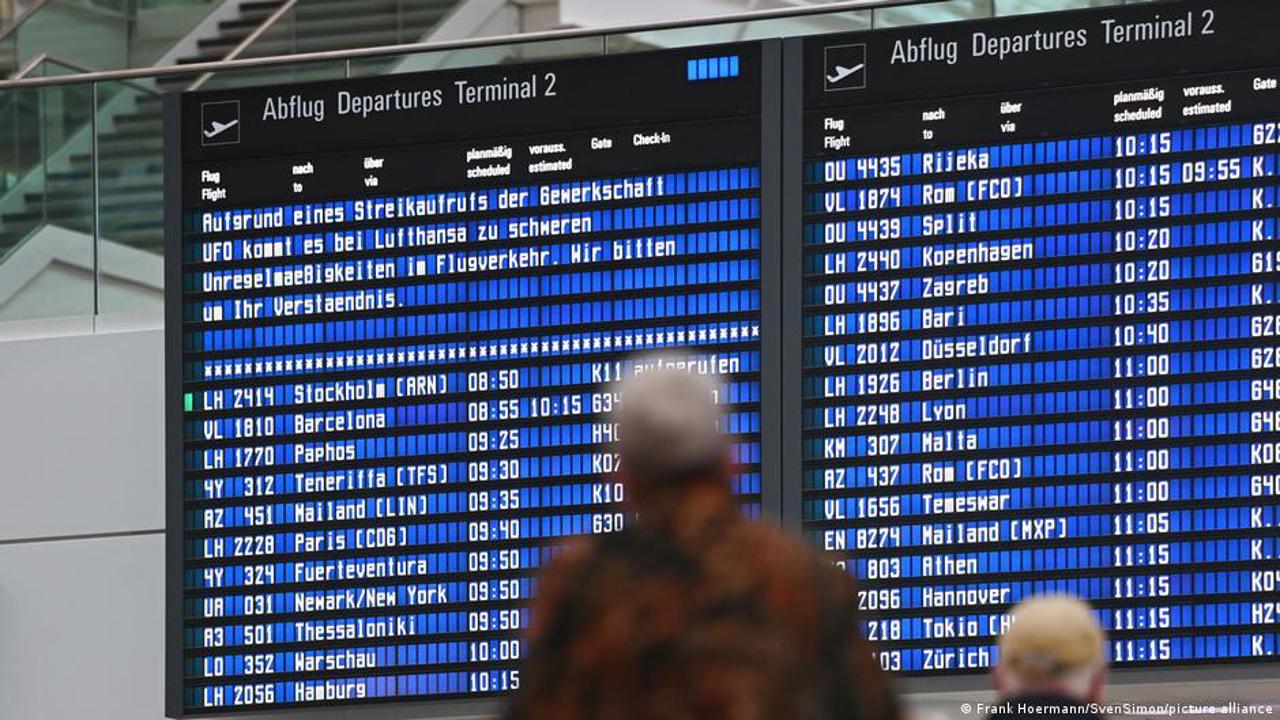 В Германии пилоты авиакомпаний Lufthansa и Eurowings вышли на забастовку