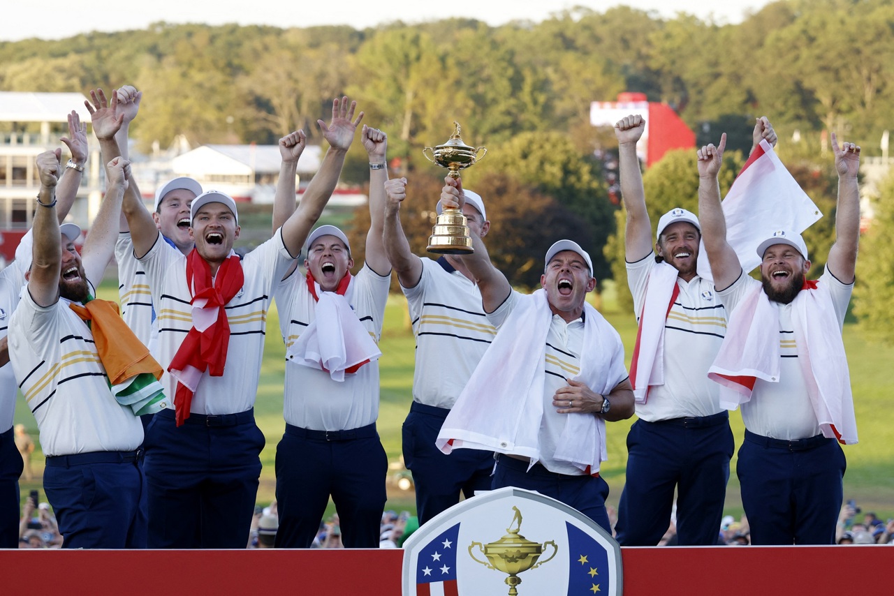 Echipa Europei a triumfat la Ryder Cup