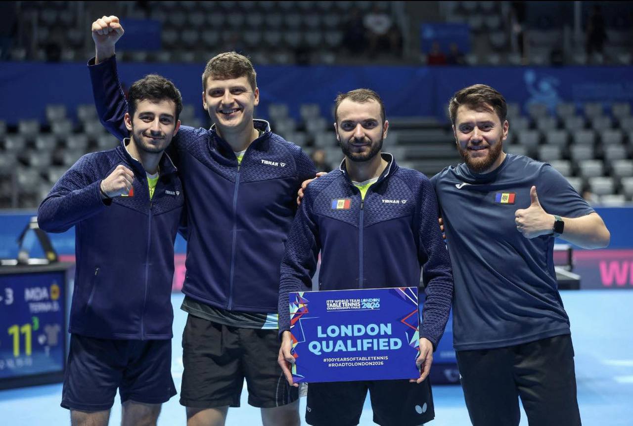 Echipa de tenis de masă a Republicii Moldova va evolua în premieră la Campionatele Mondiale 
