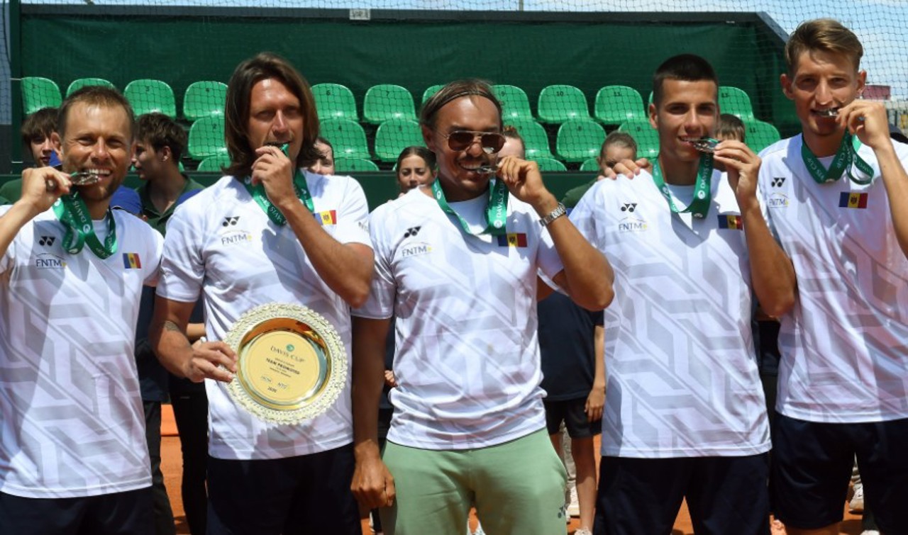 Echipa națională de tenis a Republicii Moldova s-a clasat pe primul loc în Grupa a III-a a Zonei Europa a Cupei Davis