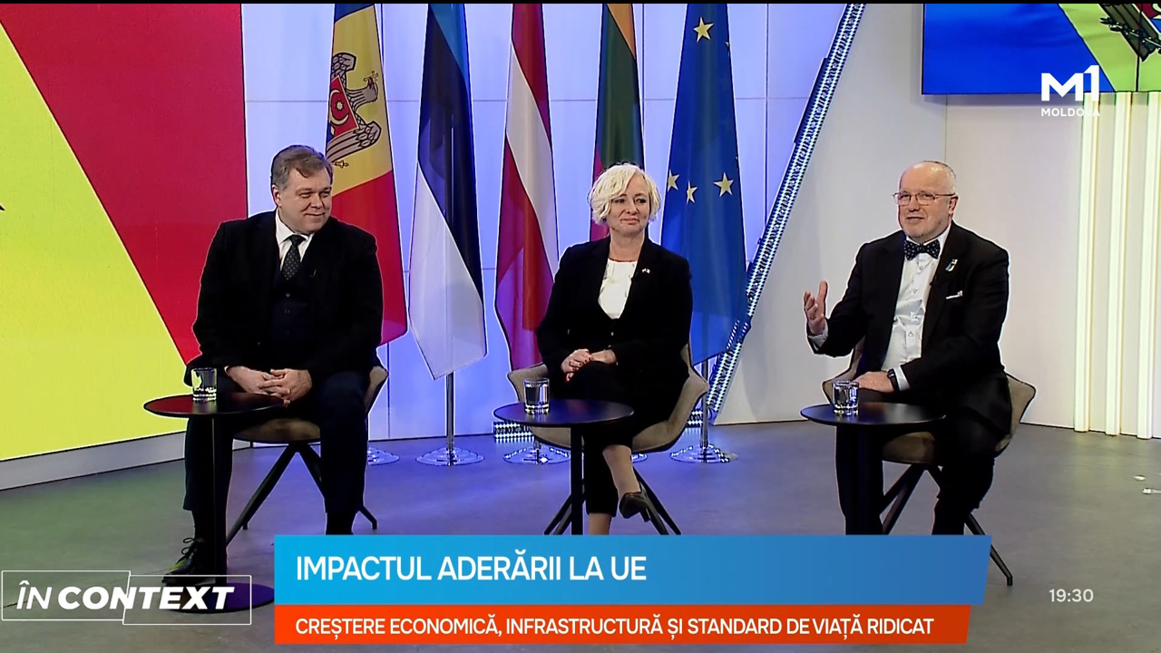 „În Context” cu președinții parlamentelor din Estonia, Letonia și Lituania