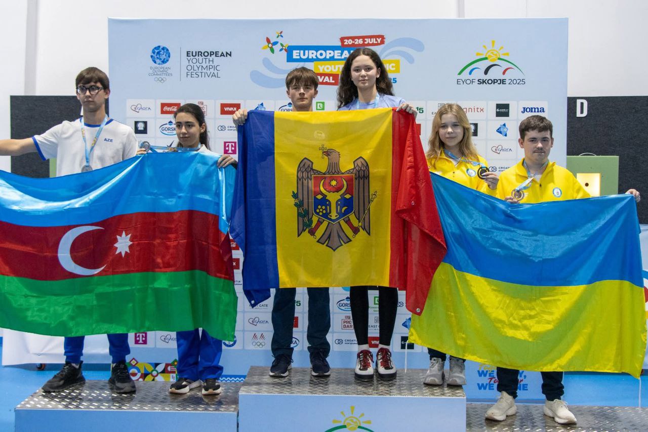 Republica Moldova scrie istorie la Skopje: Climentii Ursu și Alexandra Homutova  campioni la proba de dublu