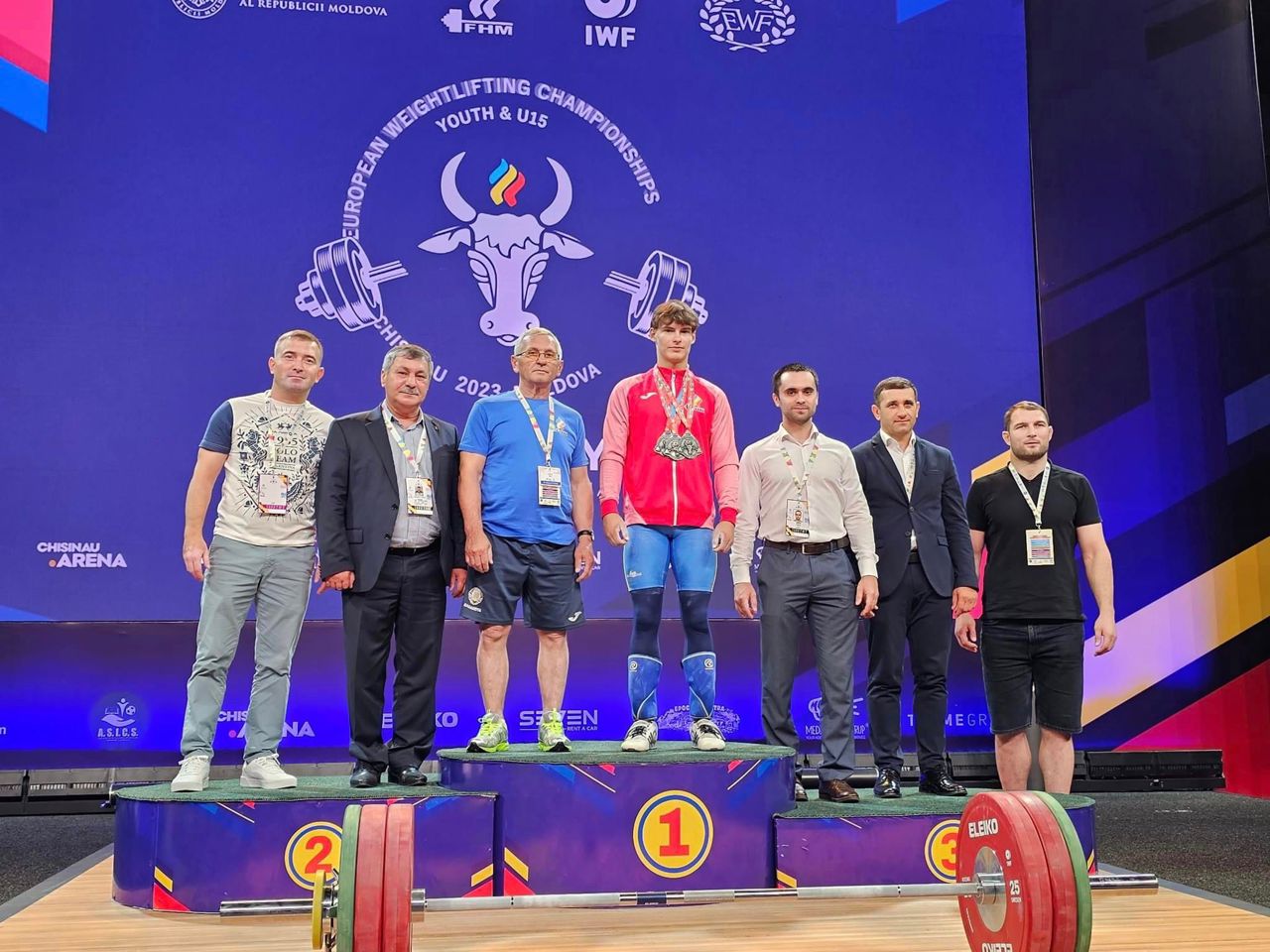 Halterofilii moldoveni, din nou pe podiumul de premiere la Europenele de la Chișinău