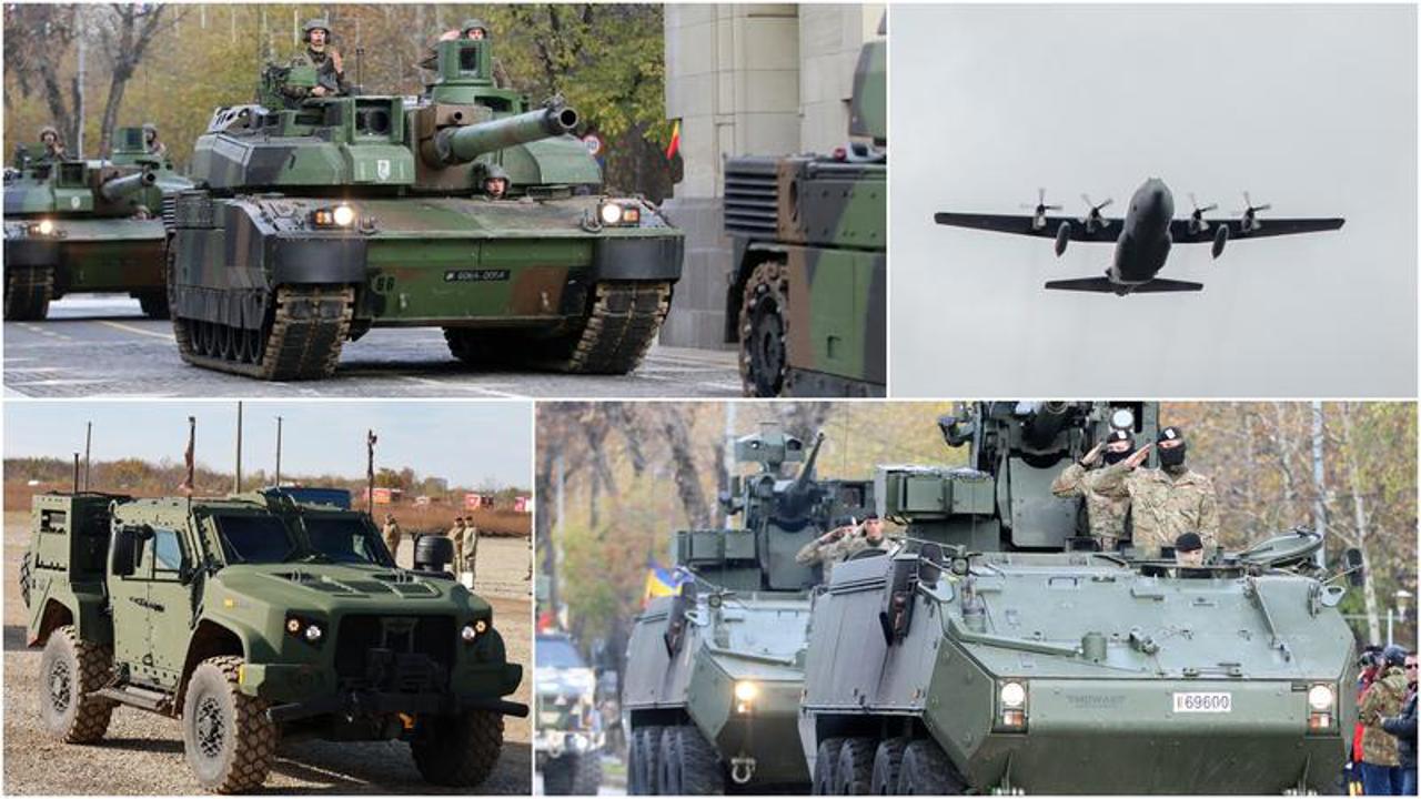 VIDEO// Paradă de Ziua Națională a României, la București. Peste 2.400 de militari au defilat la Arcul de Triumf 