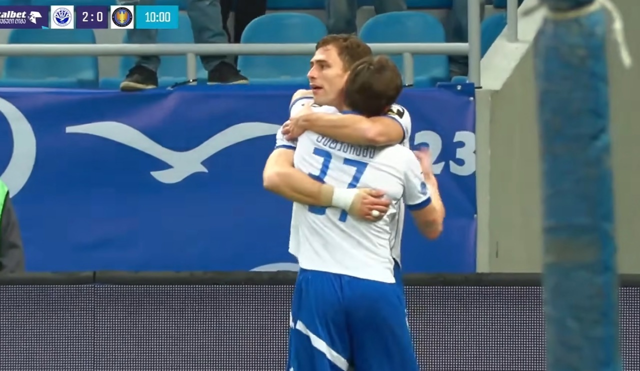 Dumitru Mandrîcenco scores twice for Dinamo Batumi in Georgian league victory