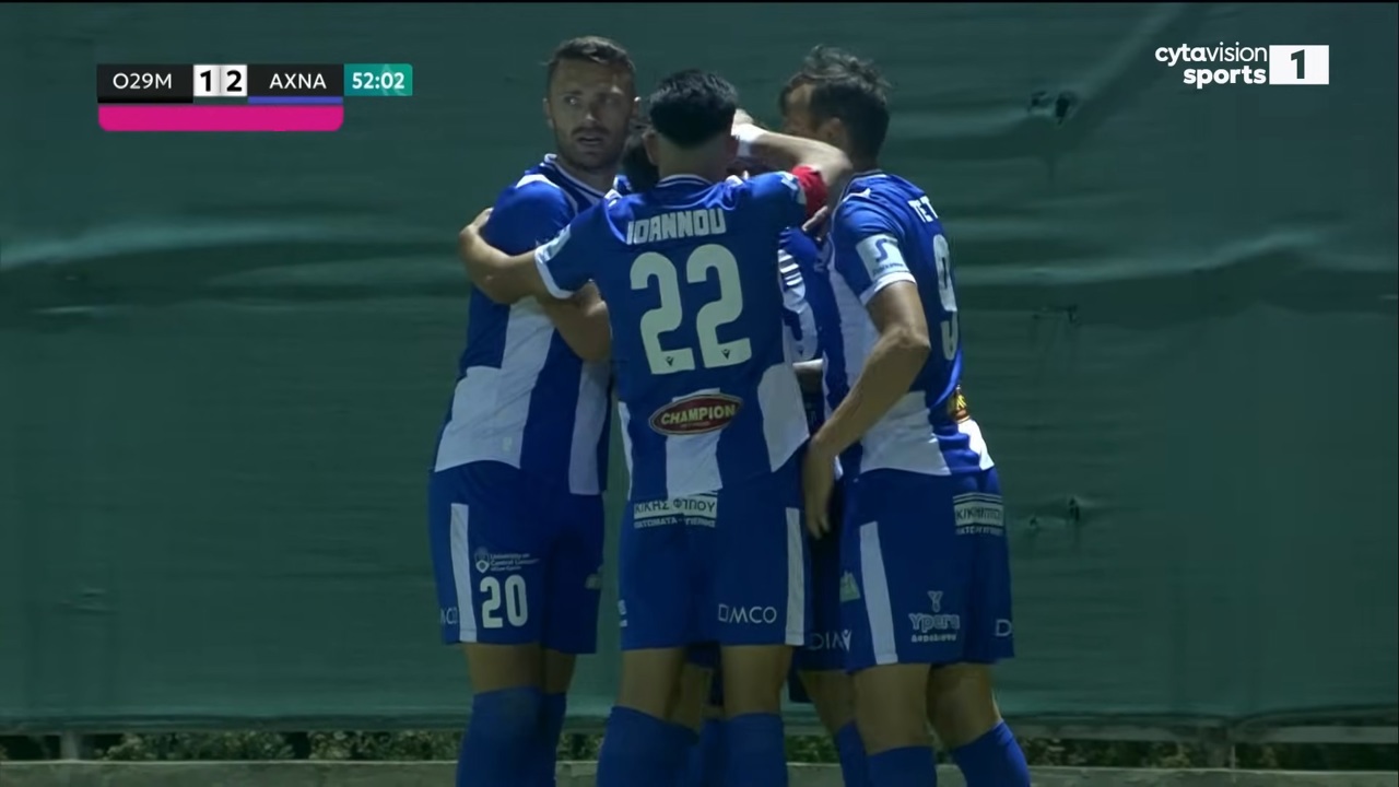 Nicolae Milinceanu scores first goal for Ethnikos Achnas