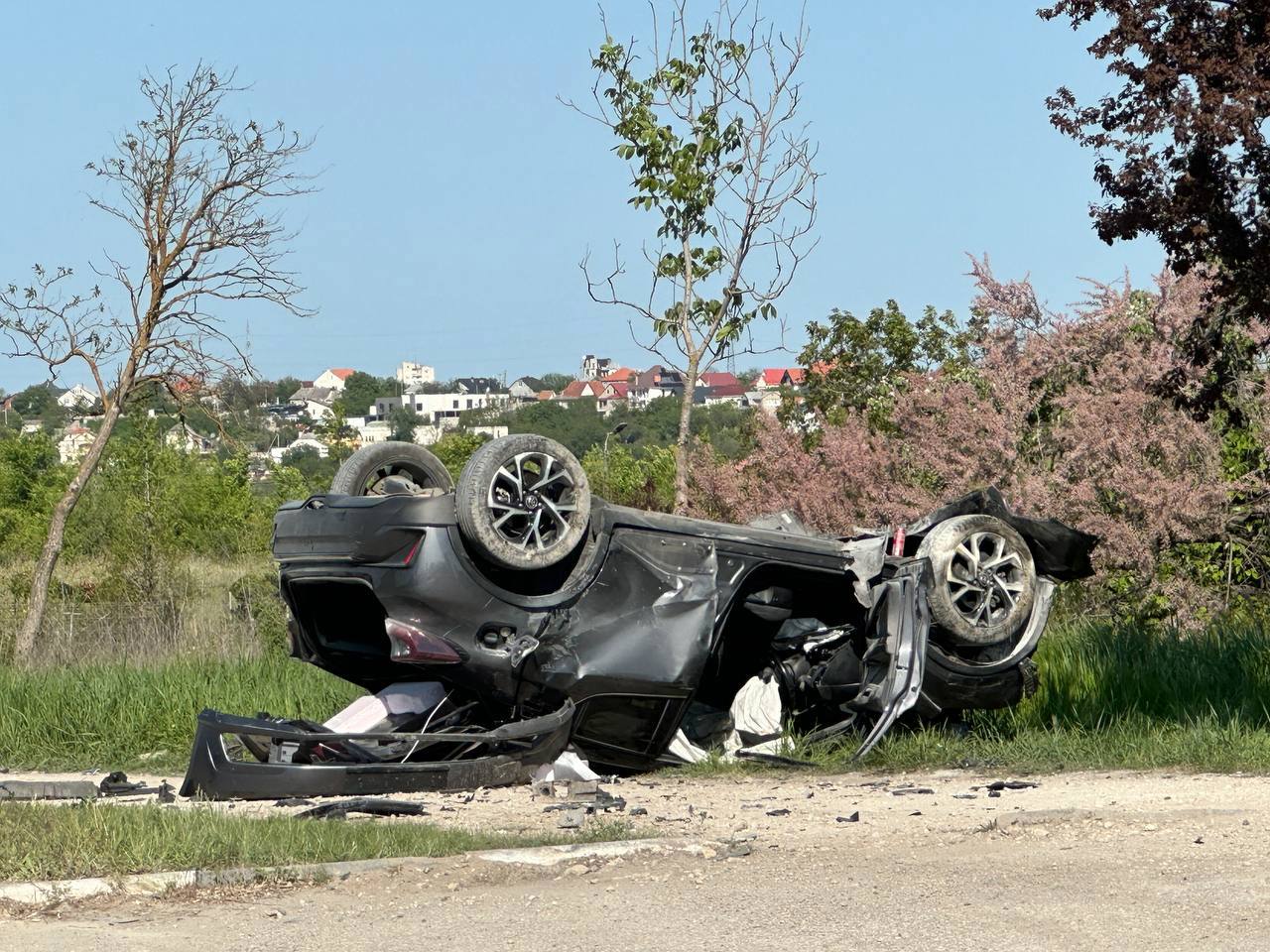 Chișinău: două persoane au ajuns la spital în urma unui grav accident rutier