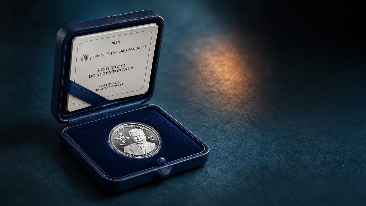 BNM launches coin honoring scientist Sergiu Rădăuțanu’s 100th anniversary