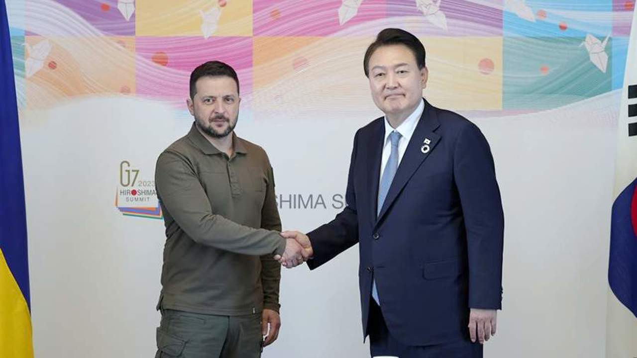 The South Korean president arrived in Ukraine. He visited Bucea and Irpeni