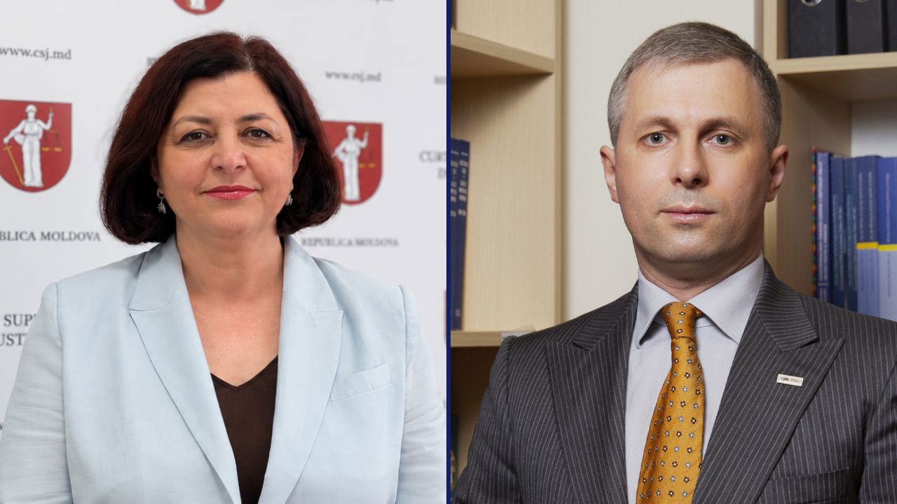 Stela Procopciuc și Vladislav Gribincea candidează pentru șefia Curții Supreme de Justiție