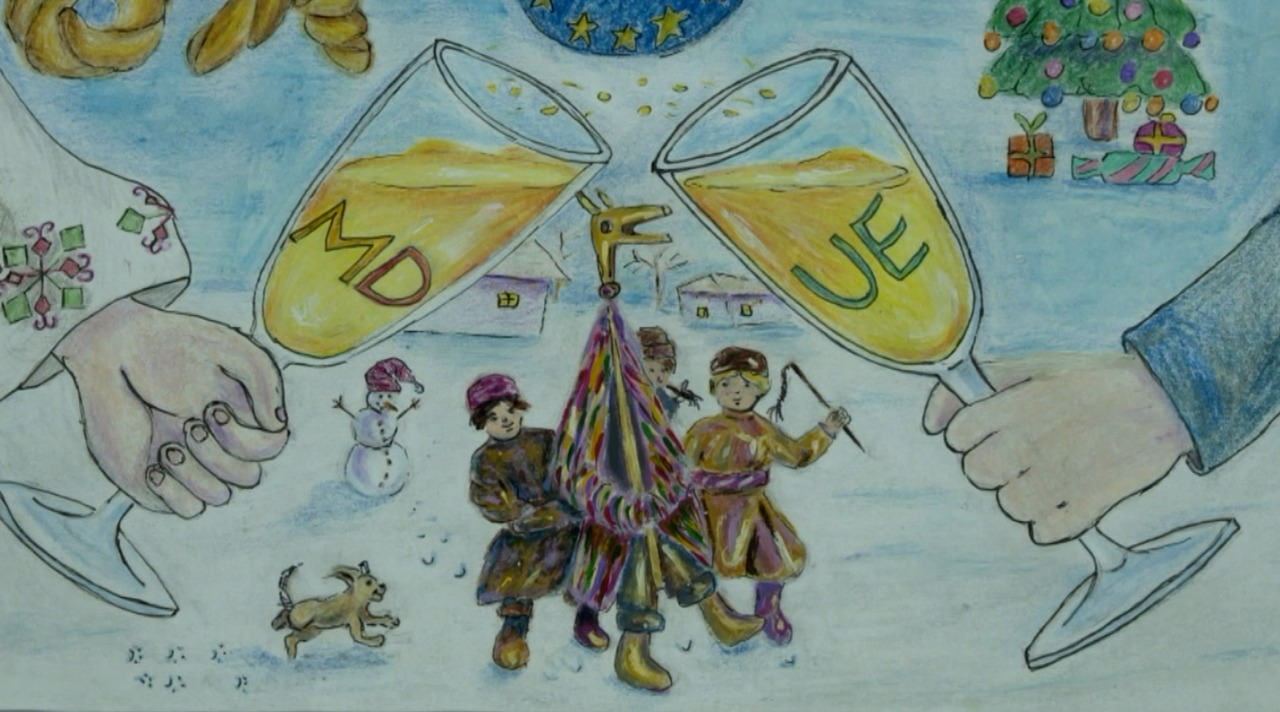 „Crăciunul mEU acasă”: tradițiile și magia sărbătorilor, transformate în desen