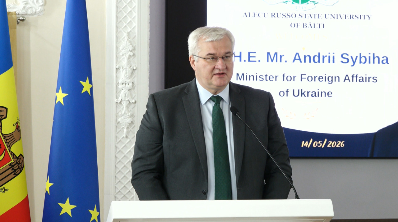 Andrii Sybiha, la Bălți: Rusia este o amenințare comună pentru Moldova și Ucraina