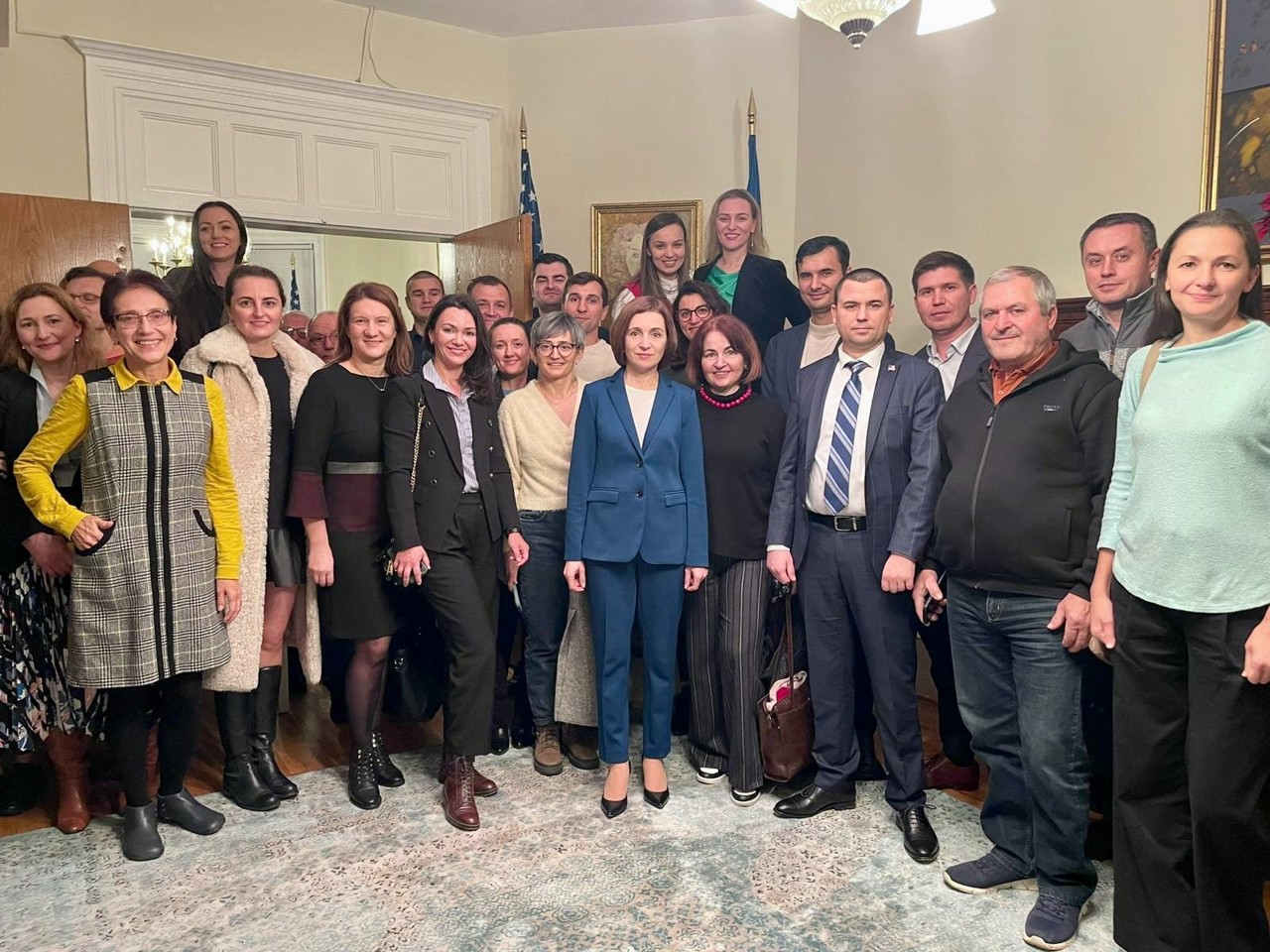 Maia Sandu, meeting with diaspora from the USA: "We discussed the situation at home, our efforts to preserve peace and advance on the path of European integration"