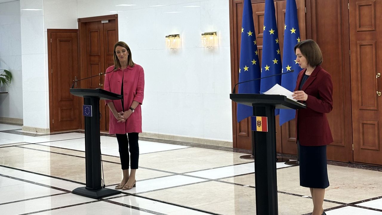 Roberta Metsola, la Chișinău: „Viitorul european al R. Moldova este o realitate care se întâmplă acum. E rândul UE să-și facă munca”