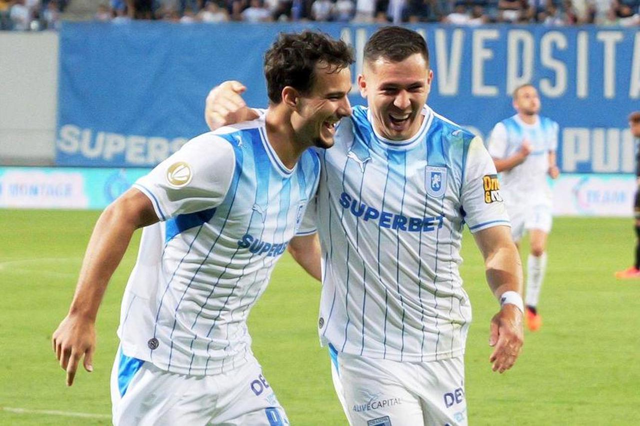 Superliga românească de fotbal: Universitatea Craiova a zdrobit pe FCSB 