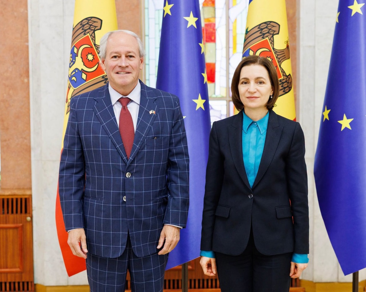 Noul ambasador al SUA, Joseph Mark Burkhalter, și-a prezentat scrisorile de acreditare președintei Maia Sandu