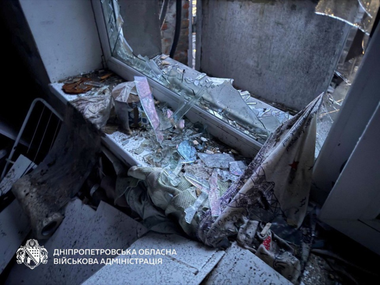 Atac masiv asupra regiunii Dnipropetrovsk: bebeluș rănit, grădiniță și locuințe avariate