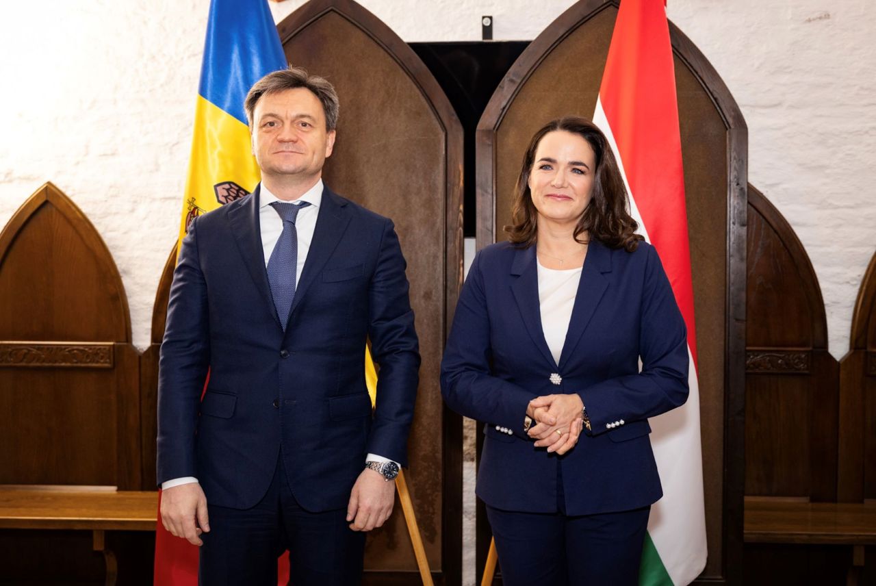 Dorin Recean, întrevedere cu președinta Ungariei: „Suntem ferm angajați să continuăm reformele și procesul de modernizare europeană a Republicii Moldova”