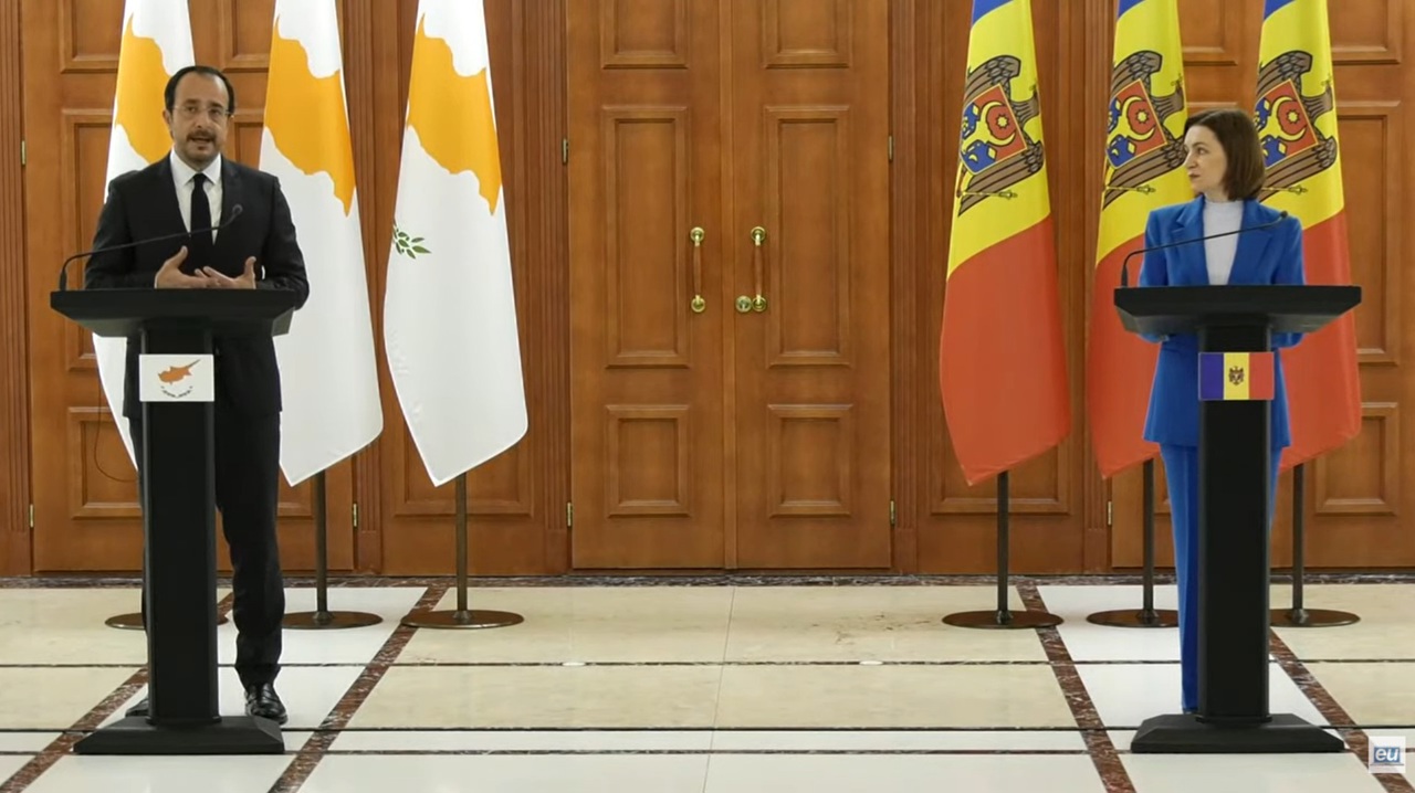 Președintele Ciprului, la Chișinău: Deschiderea capitolelor de negociere cu R. Moldova este prioritatea președinției cipriote a UE