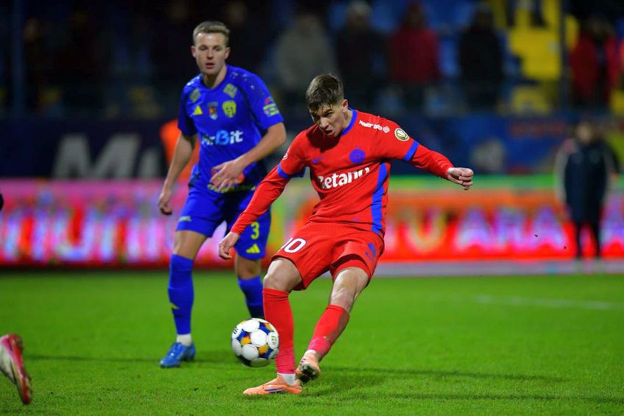 Și-a sărbătorit majoratul cu gol marcat: Alexandru Stoican a înscris pentru FCSB în ziua în care a împlinit 18 ani 