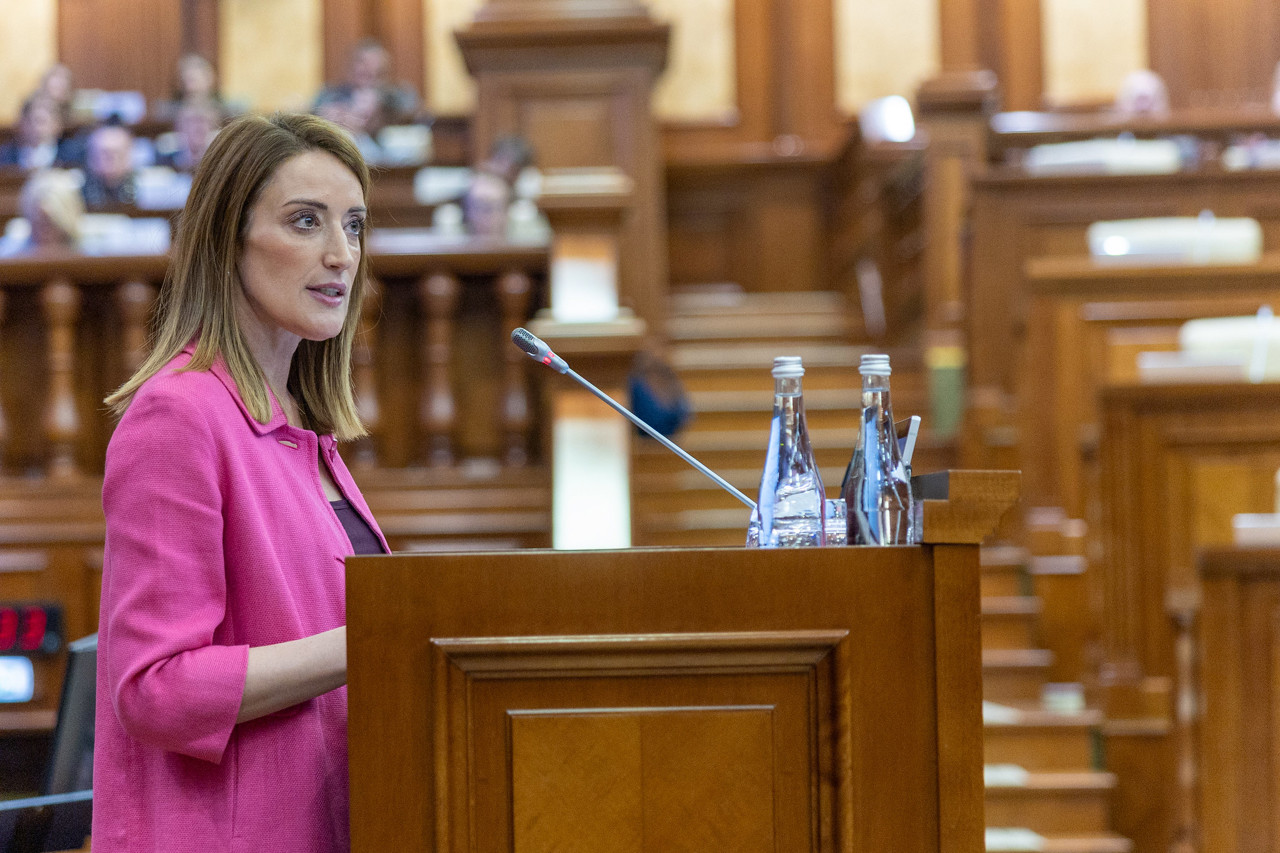 Roberta Metsola anunță deschiderea biroului Parlamentului European la Chișinău: „Europa are nevoie de Moldova la fel de mult cum Moldova are nevoie de Europa”