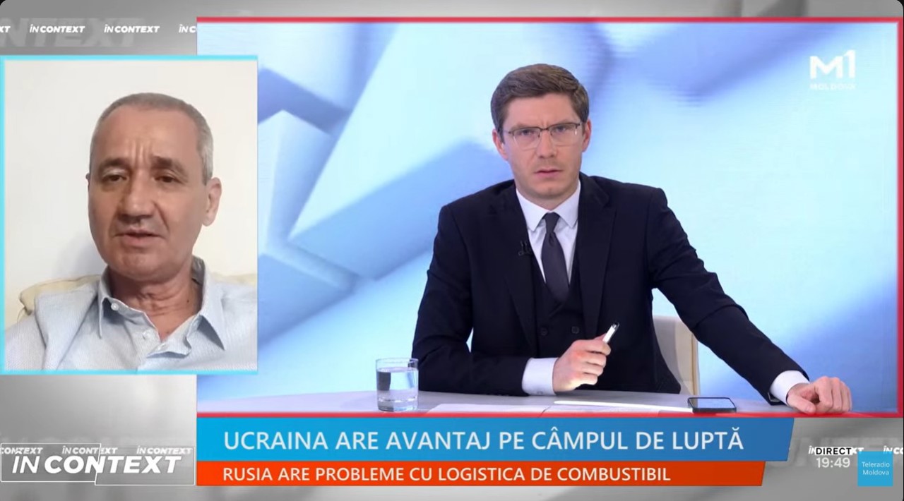 Expert militar, la Moldova 1: „Războiul a ajuns acasă, iar asta deranjează foarte mult Kremlinul”