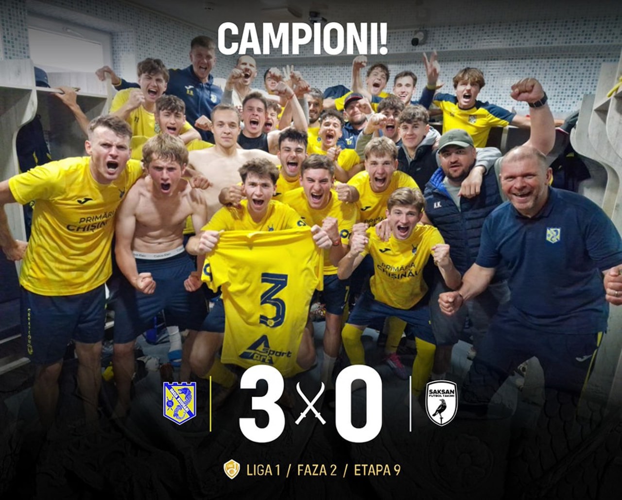 Dacia-Buiucani și-a îndeplinit obiectivul: a promovat în Superliga moldovenească de fotbal după victoria în fața principalei contracandidate 