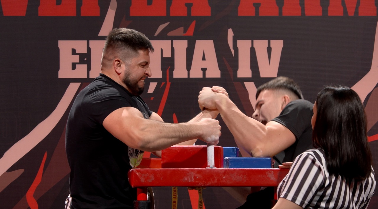 Show la Cupa Moldovei de armwrestling