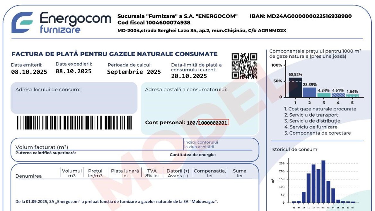 Tarifele la gaze vor fi decise pe 3 februarie: Propunerile Energocom nu includ componenta de corectare
