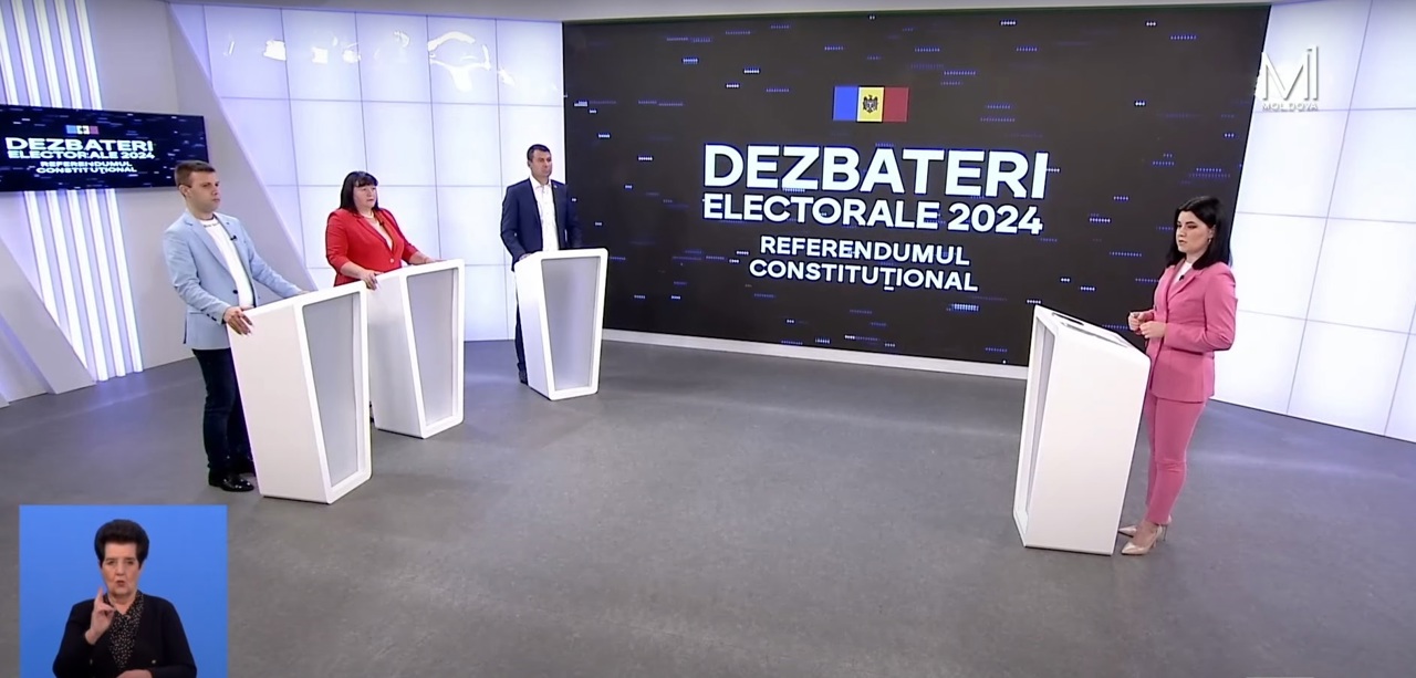 New round of debates for the constitutional referendum live on Moldova 1 TV