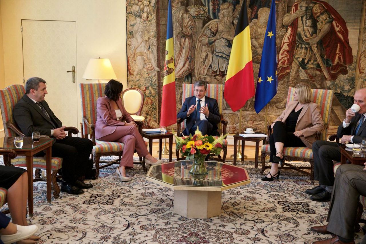 Regatul Belgiei va deschide o ambasadă în R.Moldova. Igor Grosu a discutat la Bruxelles cu șefii Legislativului belgian