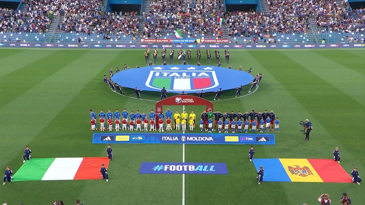 Italia : Moldova, Calificări Cupa Mondială, 09.06.2025