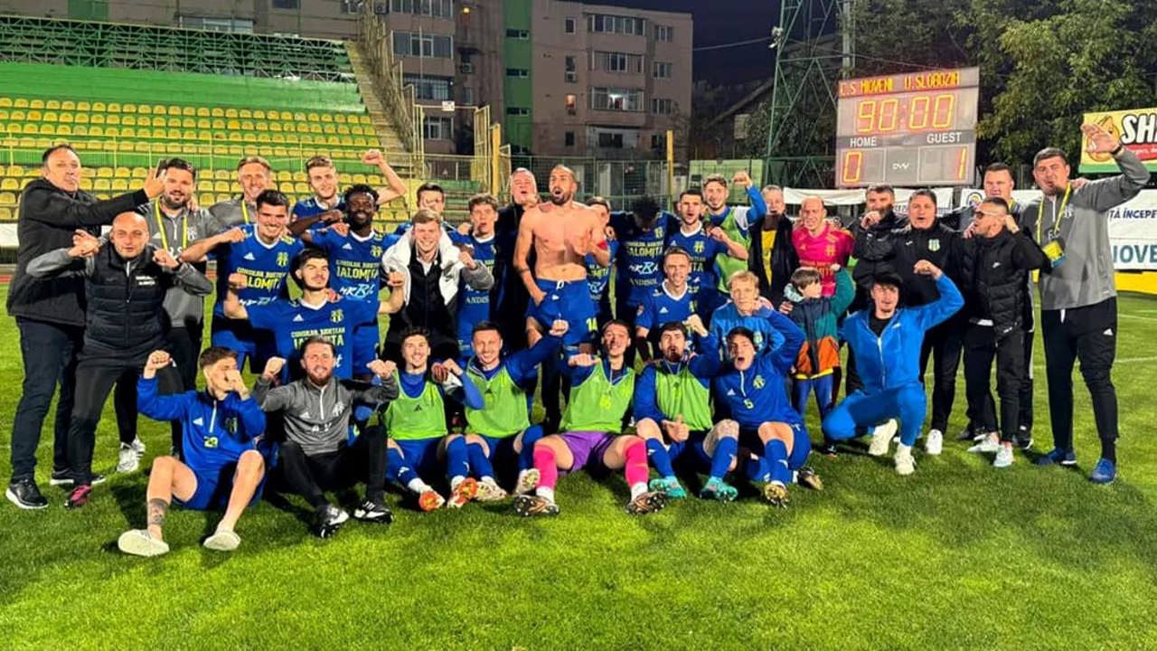 Moldovenii Denis Rusu și Serafim Cojocari, performanță în România! Echipa lor de club, Unirea Slobozia, a promovat în Superliga
