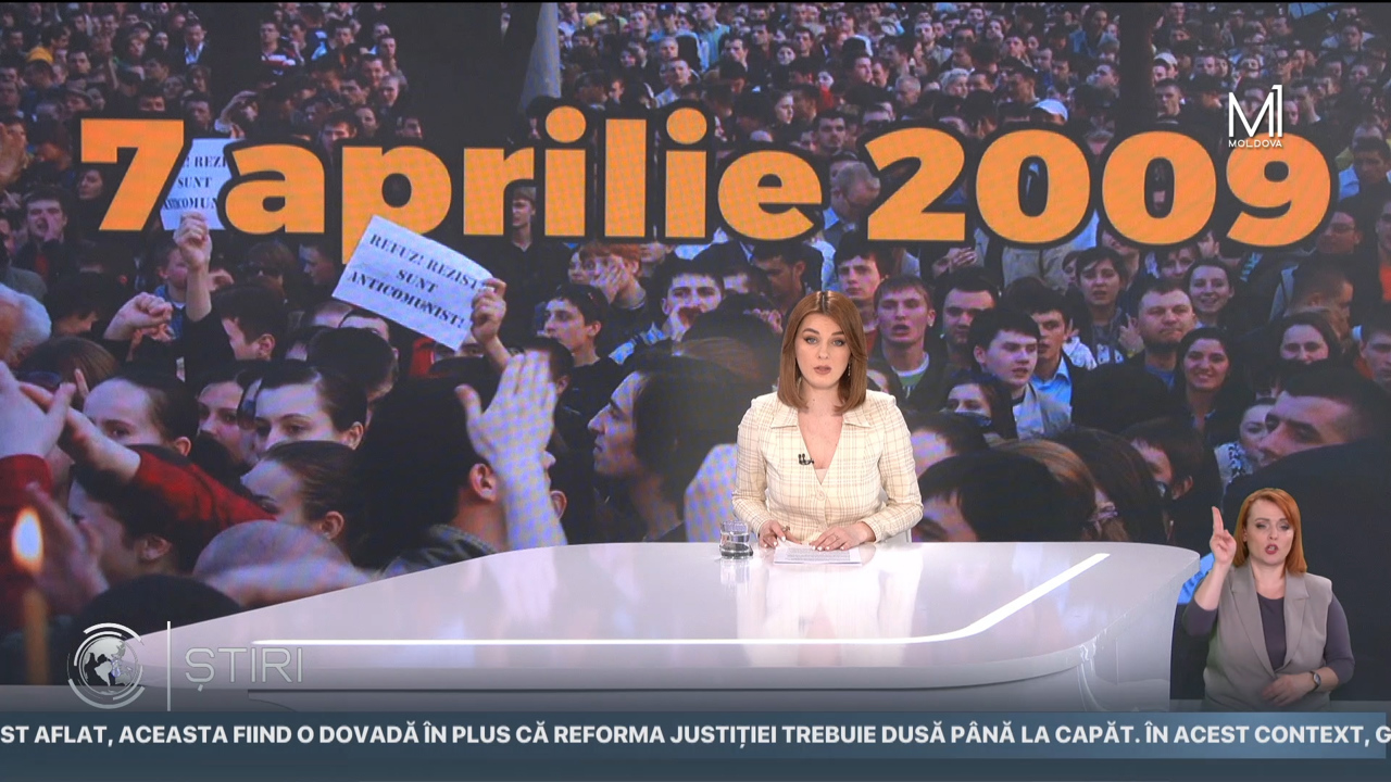 Știri (13:00) cu Cristina Stamatin din 7 aprilie 2023. 14 ani de la tragicele evenimente din 7 aprilie 2009