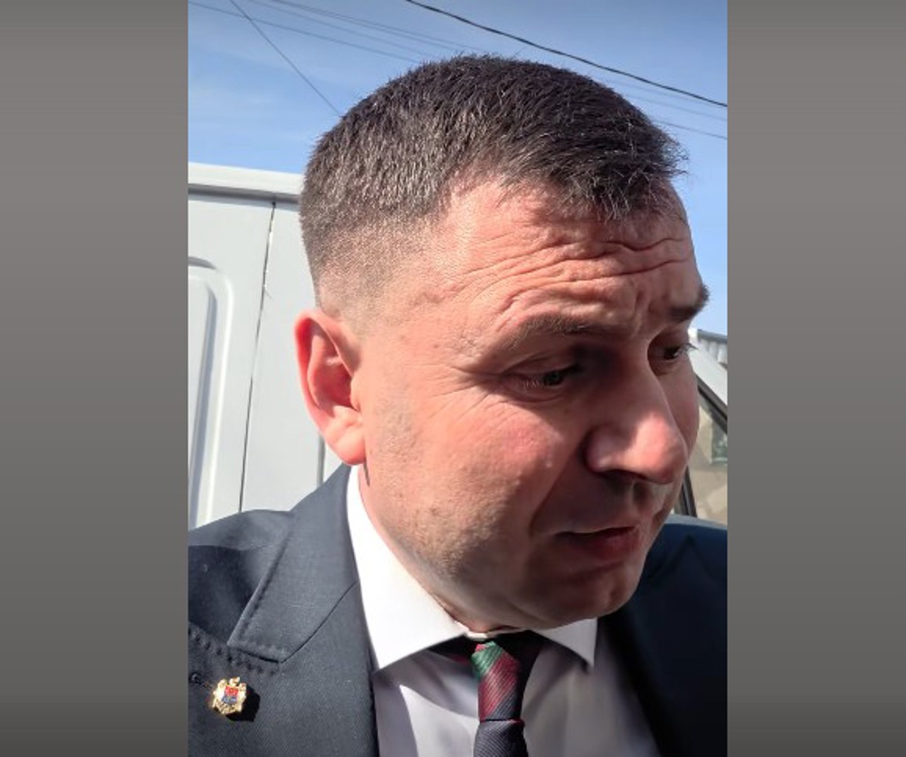 Two men detained for spraying deputy Vasile Costiuc with water