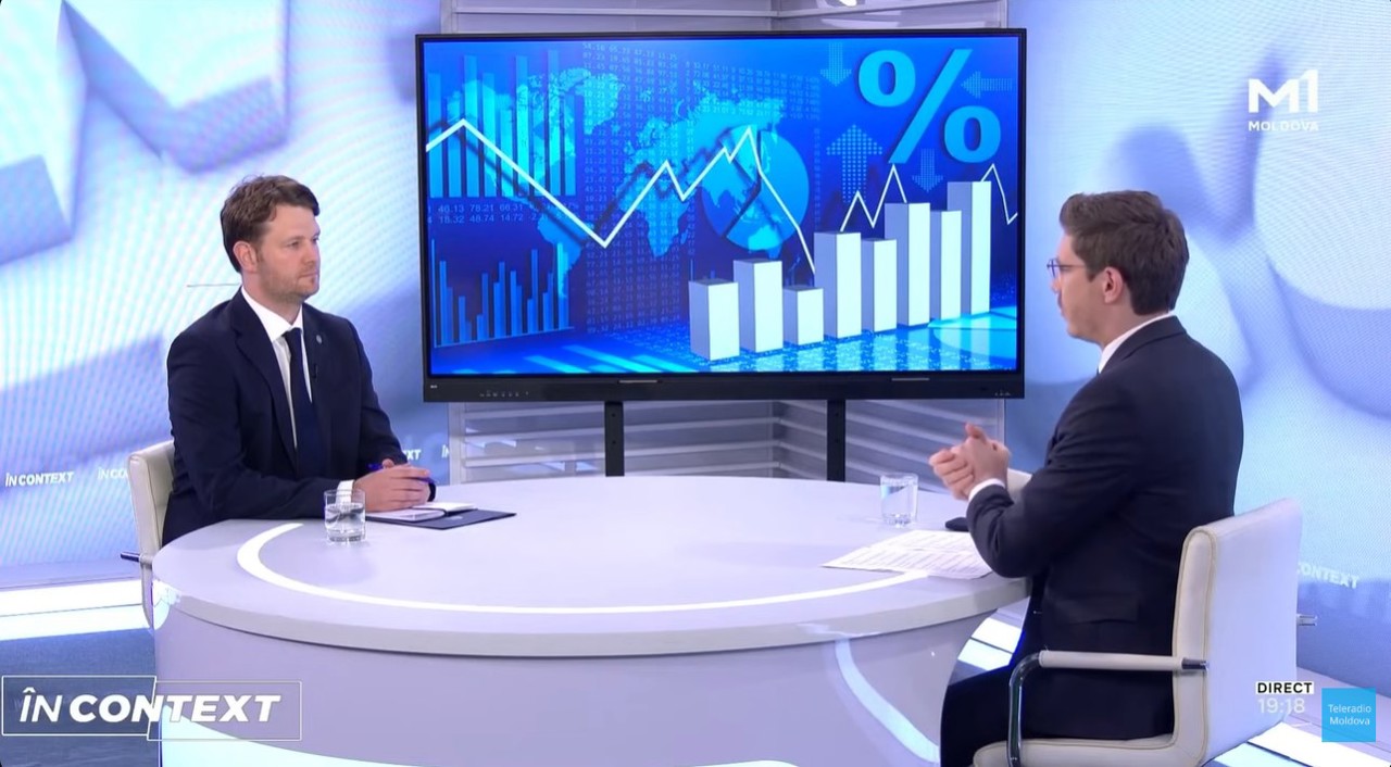 Andrian Gavriliță, la Moldova 1: „Ajustarea ratei de bază a BNM este un semnal de prudență”