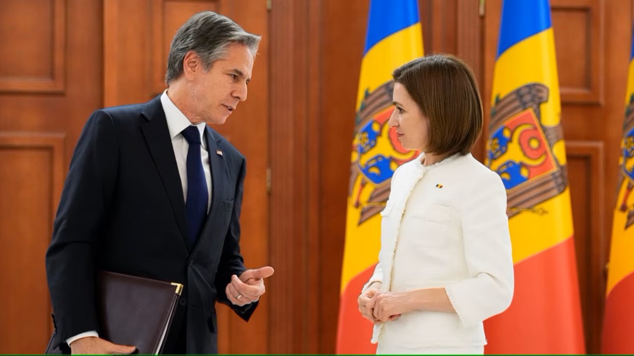 LIVE: Antony Blinken announces US aid to the Republic of Moldova. Statements, together with Maia Sandu