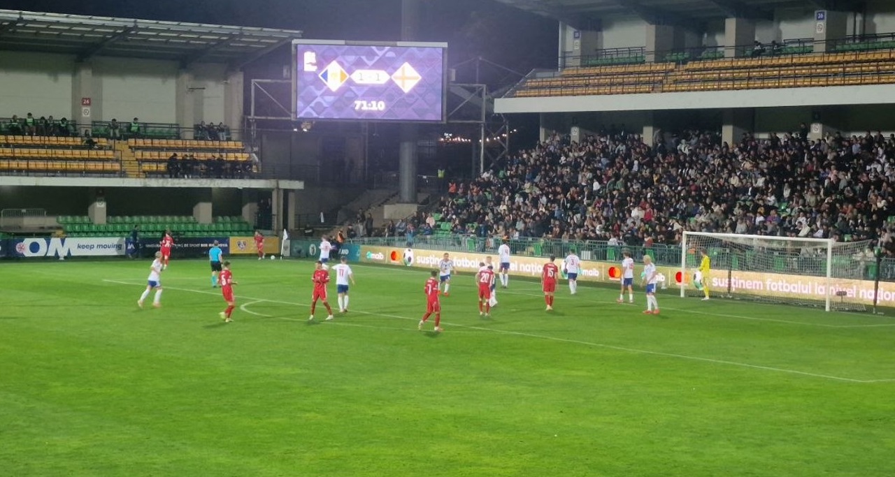 LIVE TEXT | Fotbal | Liga Națiunilor: Republica Moldova - Insulele Feroe. Meciul s-a încheiat cu scorul de 1-1