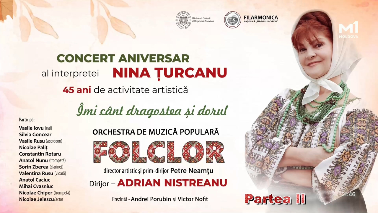 Concert aniversar Nina Țurcanu, Partea II-a