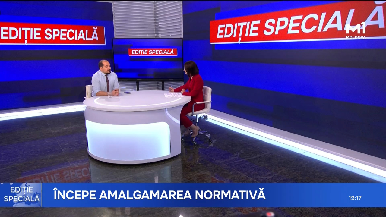 Ediție specială la Moldova 1 | Începe amalgamarea normativă 