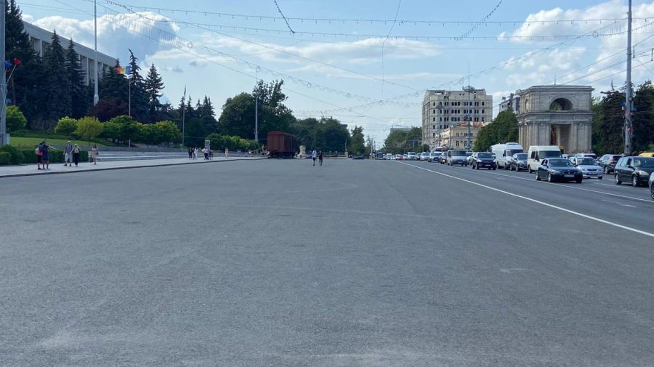 Traffic restrictions in the center of Chisinau in connection with Eugen Doga's funeral