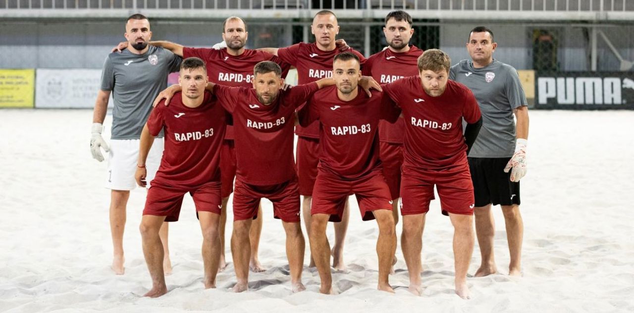 Fotbal de plajă. Rapid Ghidighici a cucerit Cupa Moldovei