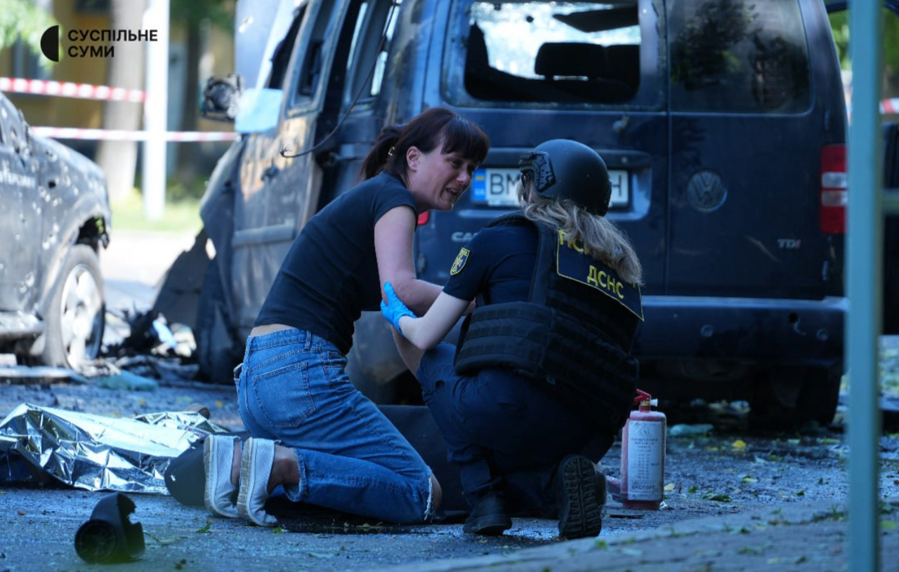 Российский удар по Сумам: есть погибшие и раненые