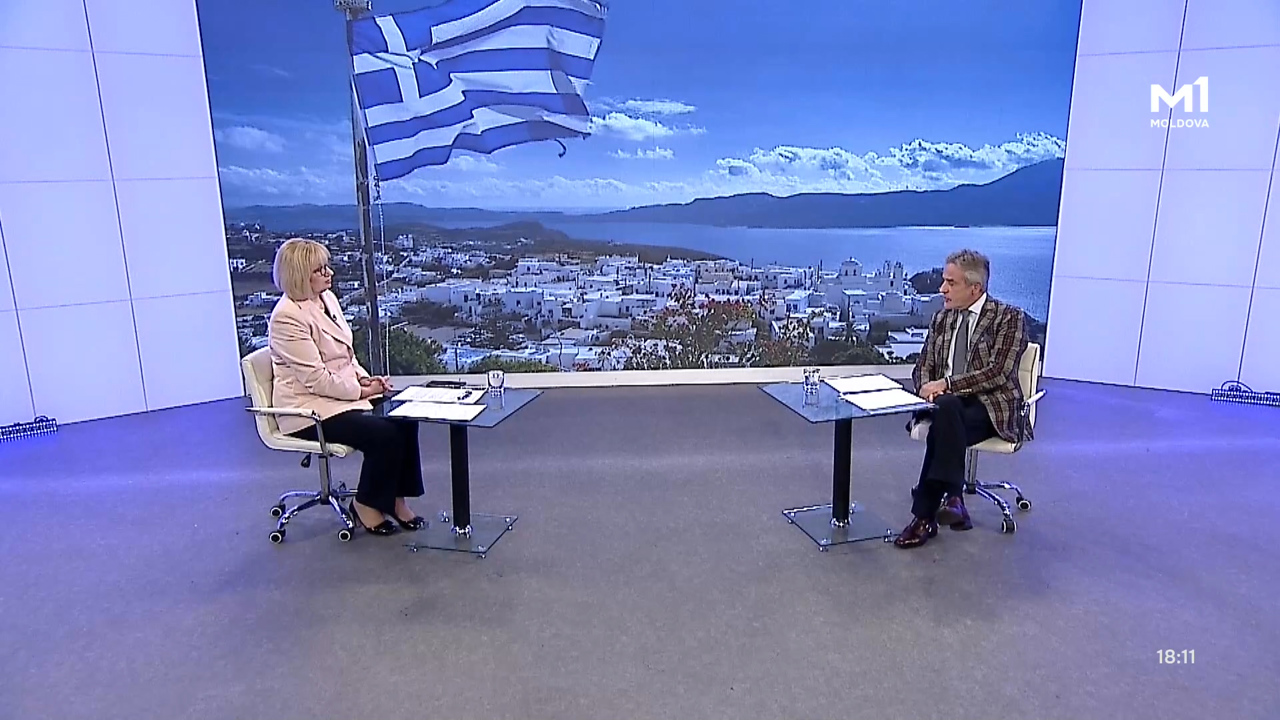 „Dimensiunea Diplomatică” // Nikolaos Krikos, ambasadorul Republicii Elene în Republica Moldova