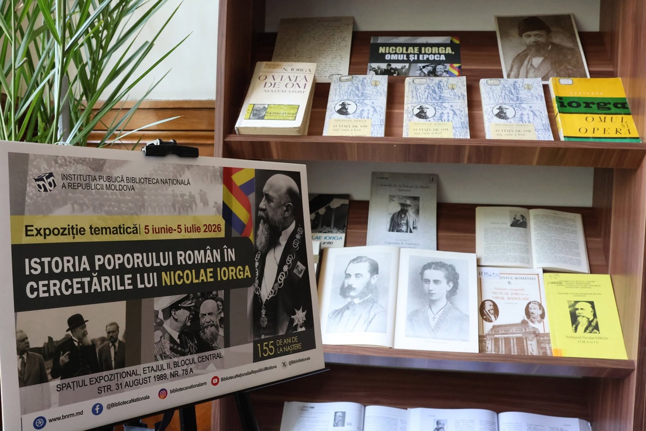 „Istoria poporului român în cercetările lui Nicolae Iorga”, expoziție găzduită de Biblioteca Națională până pe 15 iulie 