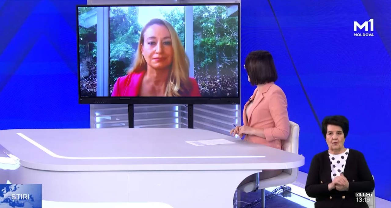 Jurnalista Alina Kühnel, la Moldova 1: Pretențiile teritoriale ale lui Putin, element-cheie al stagnării negocierilor