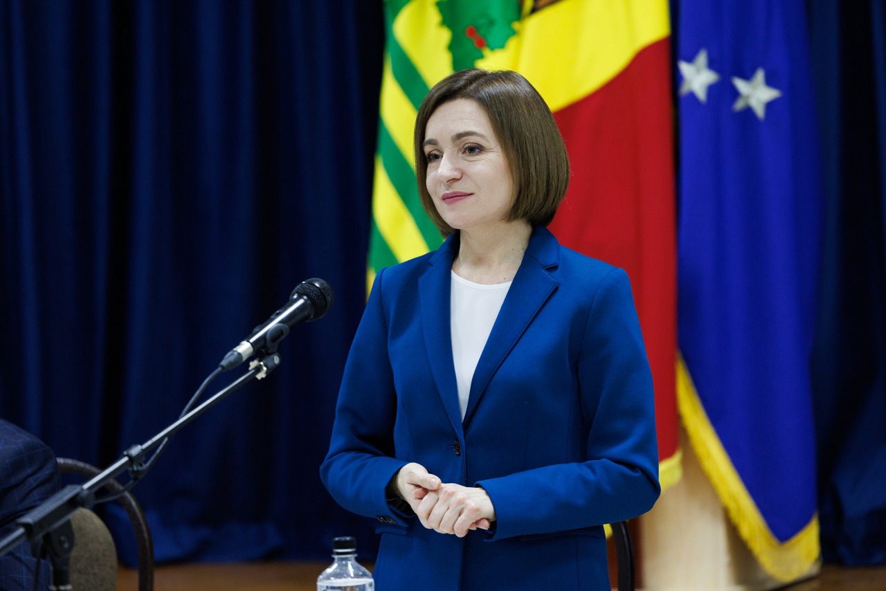 Maia Sandu: „România este pentru noi un pilon de rezistență și este cel mai aprig avocat în drumul nostru european”