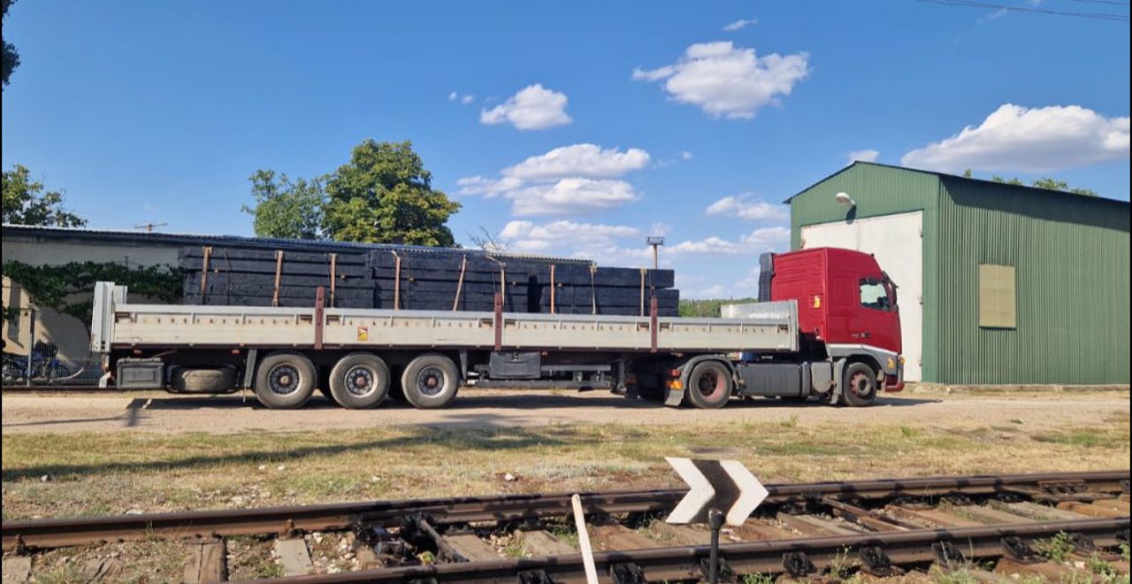 Podul feroviar Cantemir–Fălciu: CFM a recepționat primul lot de materiale de construcție pentru reabilitarea obiectivului