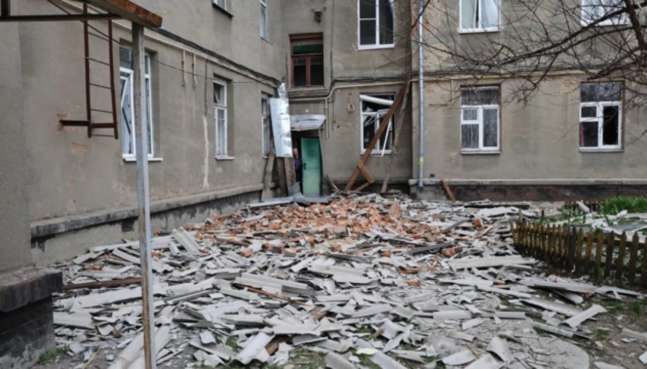 Missile attack on the city of Kharkiv. Six people, injured