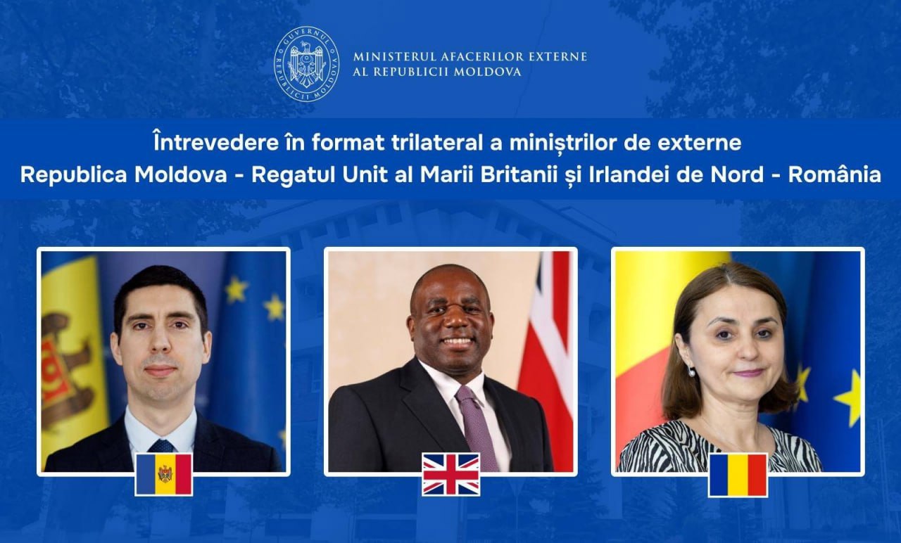 Foreign Ministers from Romania and Great Britain are visiting Chisinau